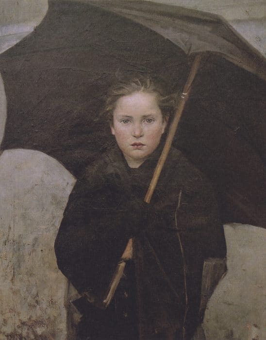 Marie Bashkirtseff, The Umbrella, 1883