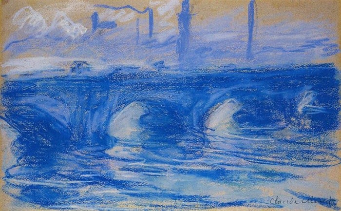 Claude Monet, Waterloo Bridge, 1899, Drawing