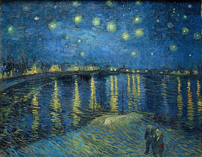 Vincent van Gogh, Starry Night Over the Rhône, 1888