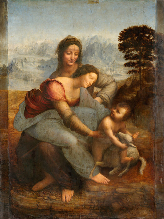 Leonardo da Vinci, Madonna and Saint Anne, c.1503