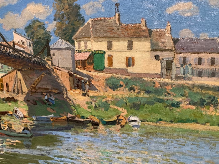 Alfred Sisley, The Bridge at Villeneuve-la-Garenne (2)