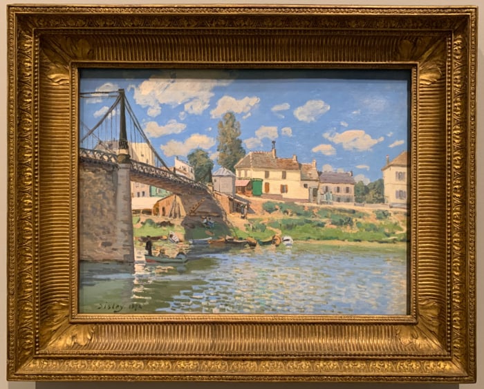 Alfred Sisley, The Bridge at Villeneuve-la-Garenne (1)