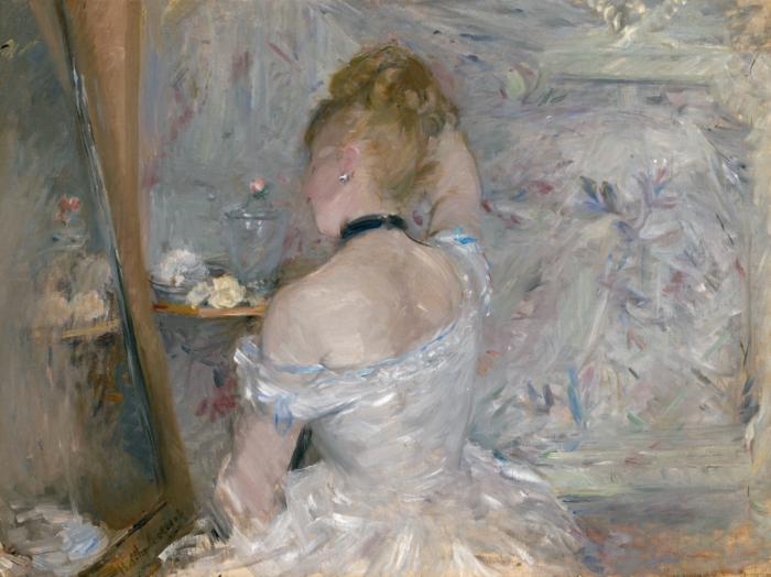 Berthe Morisot, Lady at her Toilette, 1875