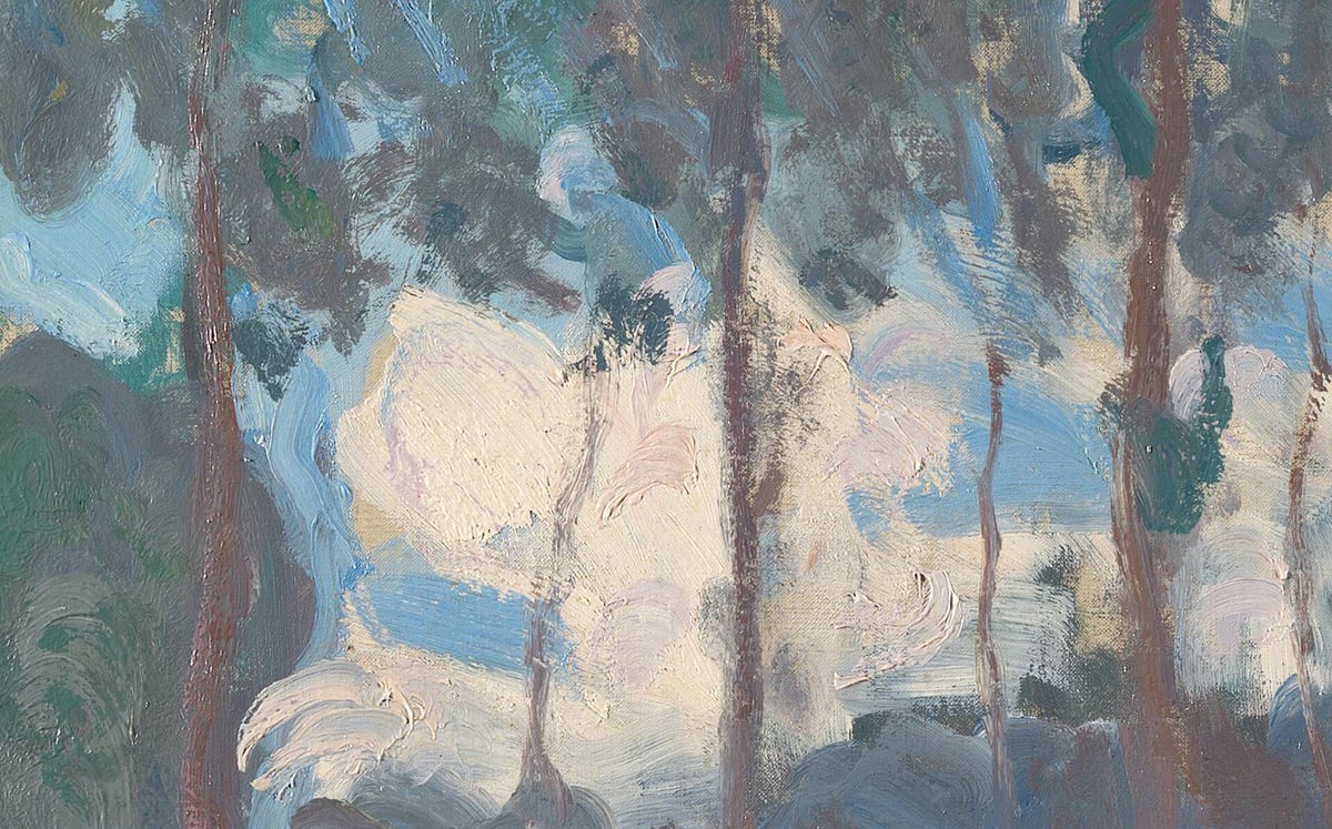 Claude Monet, Poplars at the River Epte, 1891 (Detail)