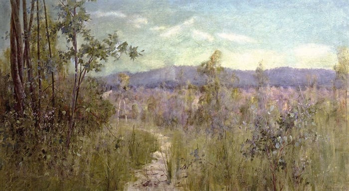 Jane Sutherland, To the Dandenongs, 1888