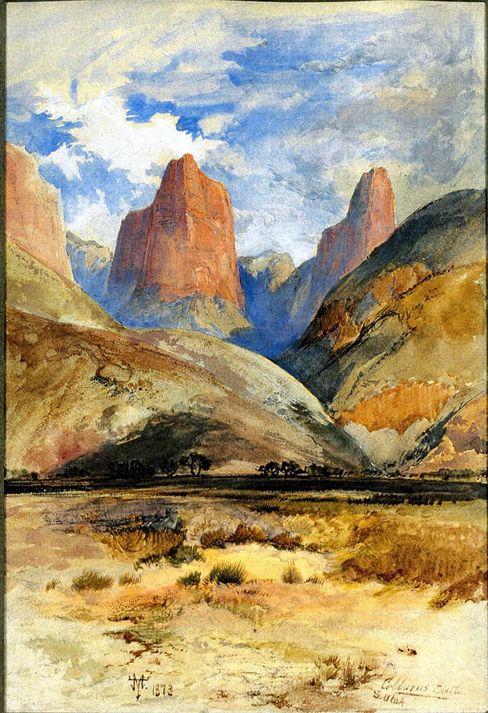 Thomas Moran Colburns Butte South Utah 1873
