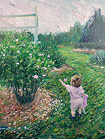 Dan Scott, Elora y White Roses, 2023, 700 W, miniatura