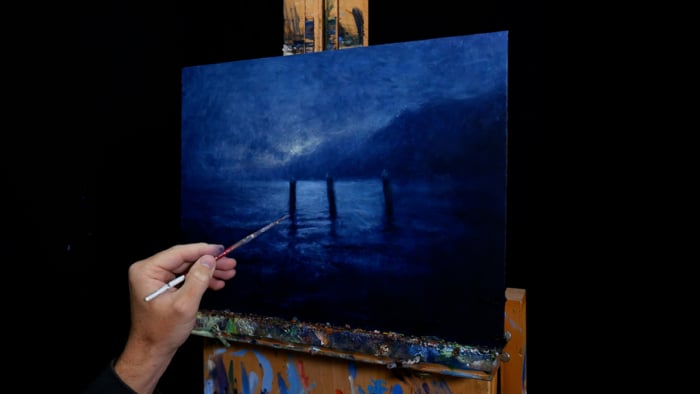Dan Scott, Three Pylons, 2025, Progress (15)