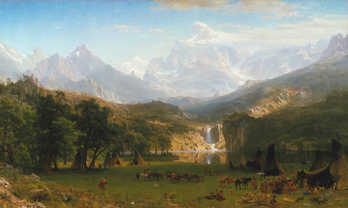 Albert Bierstadt, The Rocky Mountains, Lander's Peak, 1859
