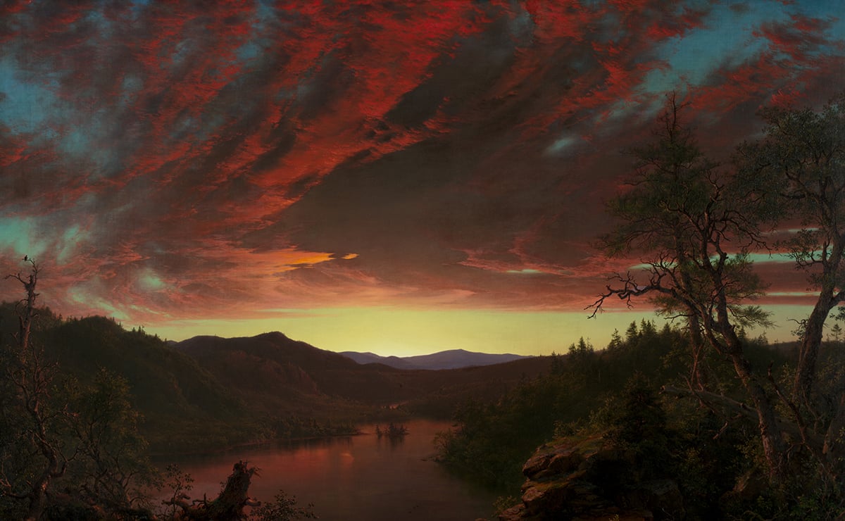 Frederic Edwin Church, Twilight in the Wilderness, 1860