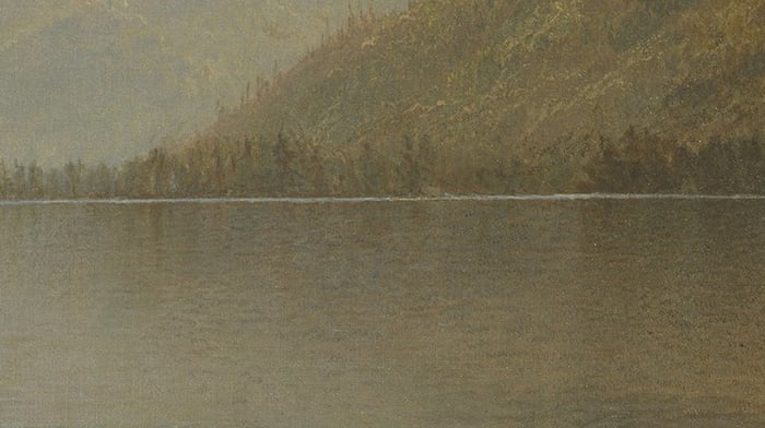 John Frederick Kensett, Lake George, 1869, Detail 1