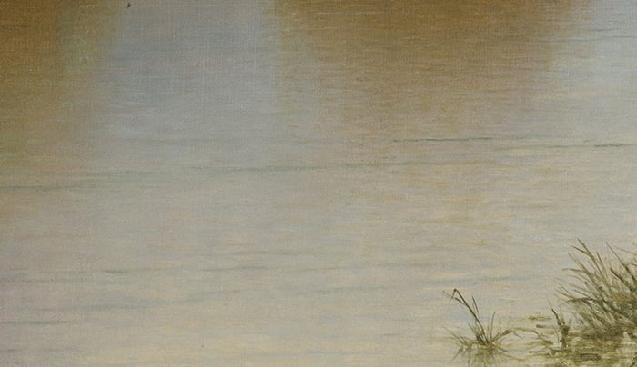 John Frederick Kensett, Lake George, 1869, Detail 2