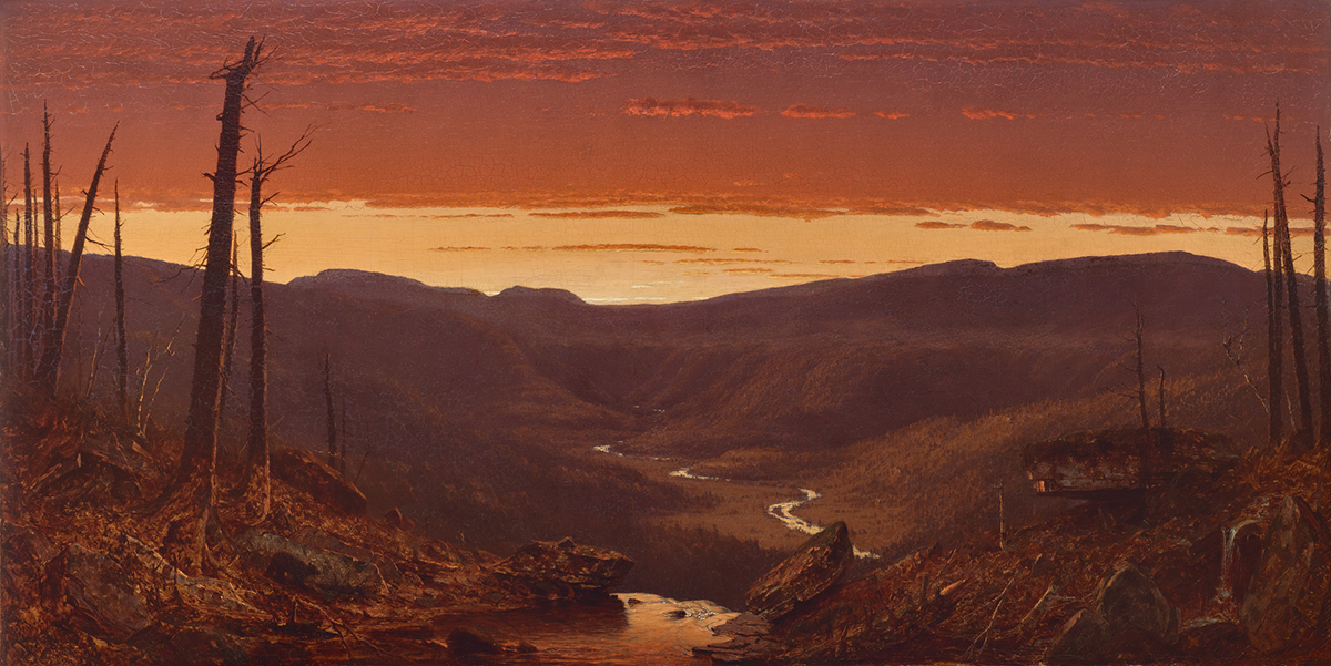 Sanford Robinson Gifford, Twilight in the Catskill, 1861