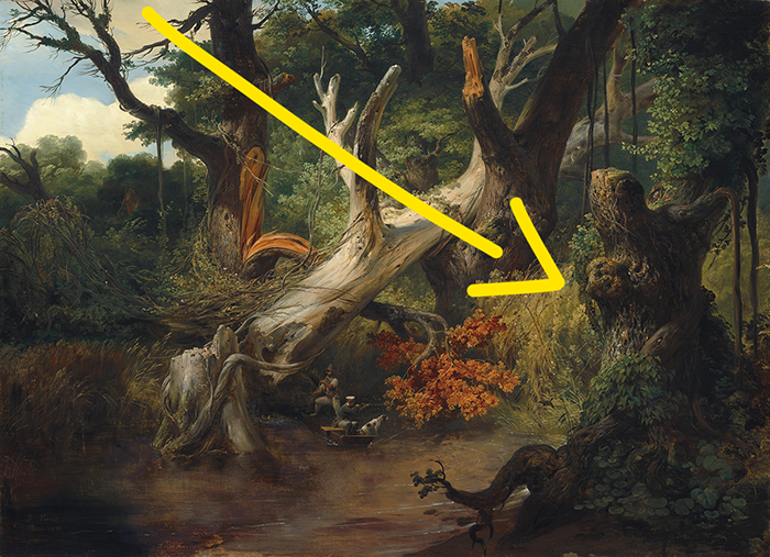 Horace Vernet, Hunting in the Pontine Marshes, 1833, Light