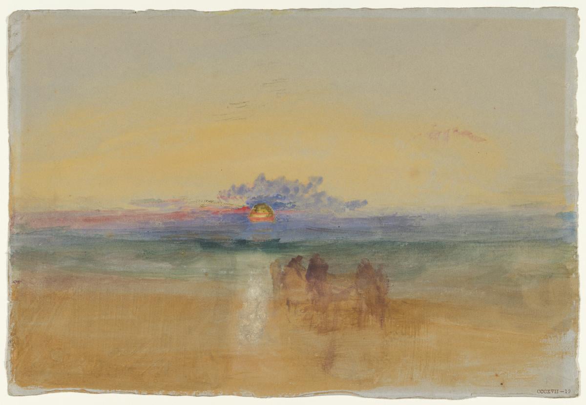 J.M.W. Turner, Over the Lagoon near Venice, 1840