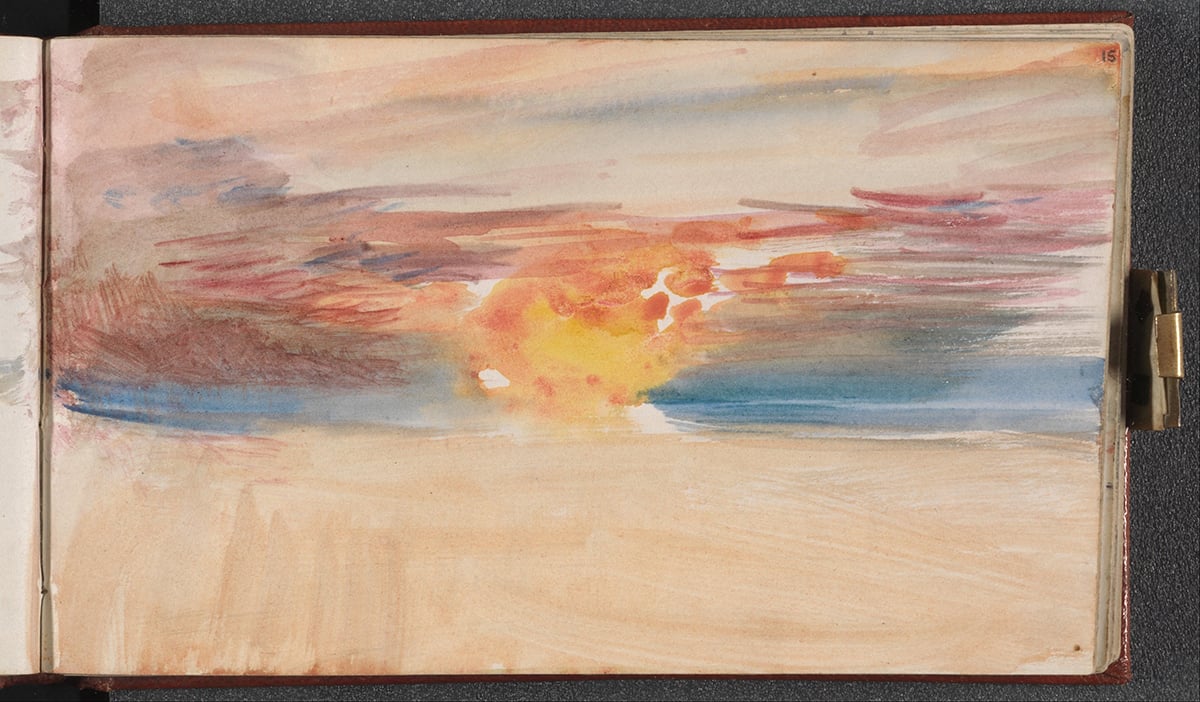 J.M.W. Turner, Study from a Sketchbook