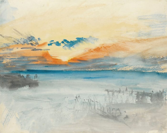 J.M.W. Turner, Sunset Over Water