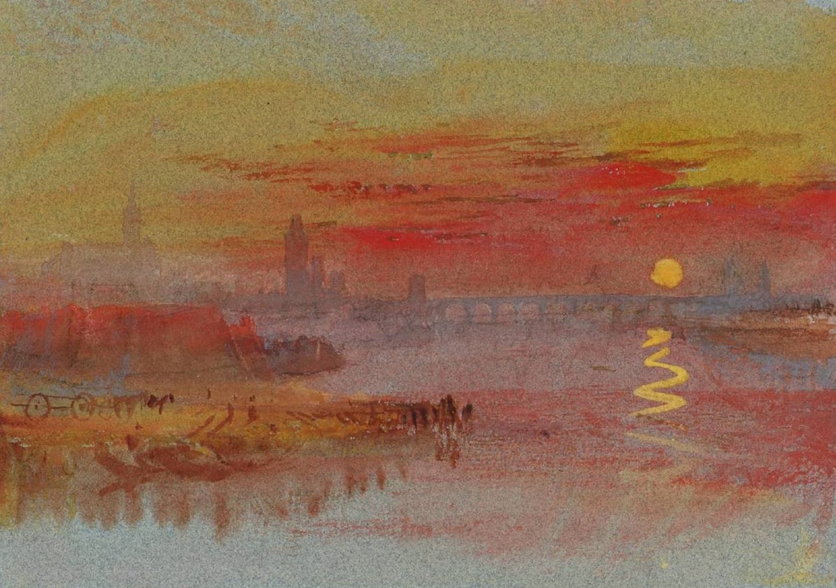 J.M.W. Turner, The Scarlet Sunset