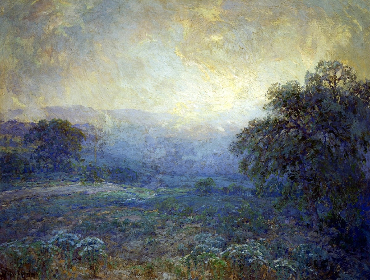 Julian Onderdonk, Dawn in the Hills, 1922