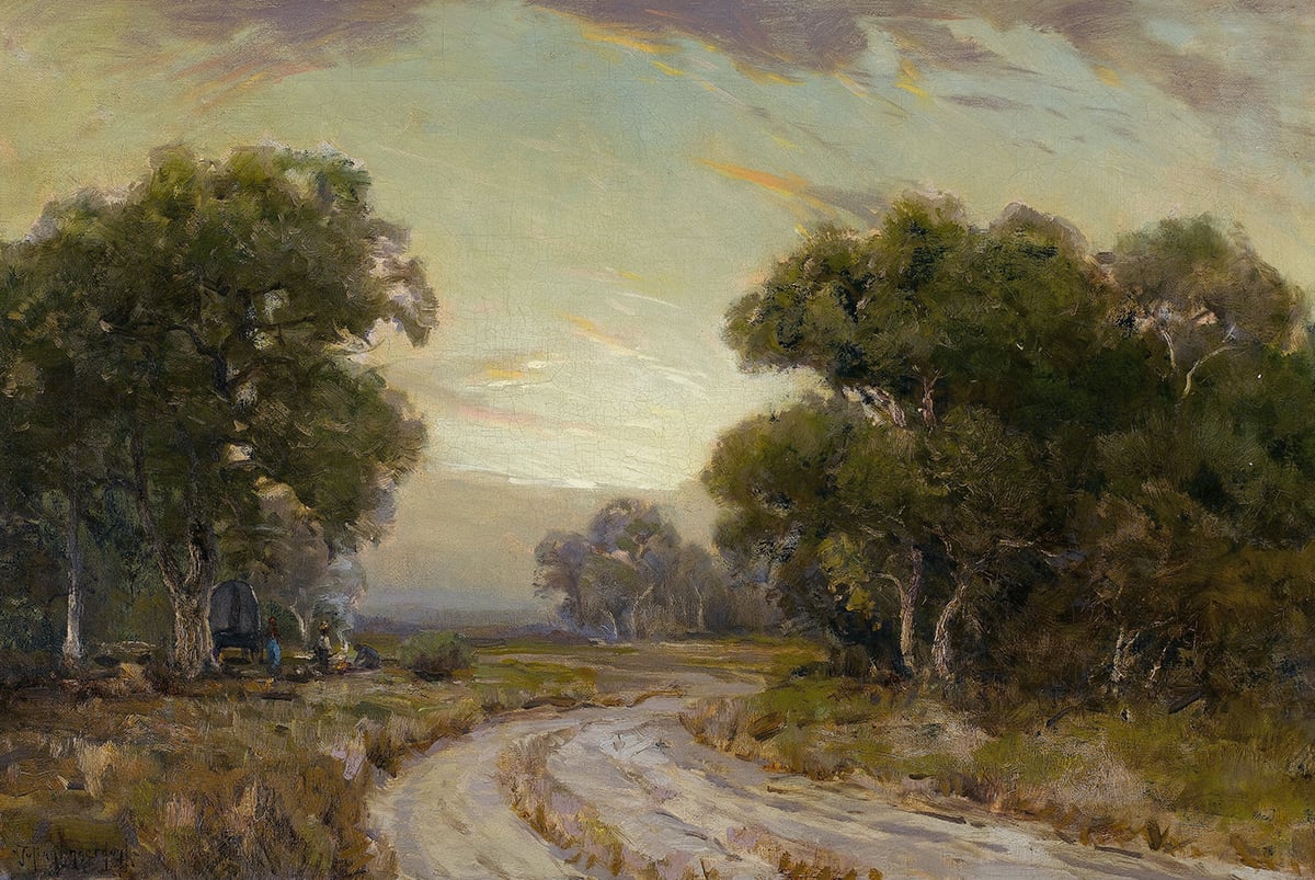 Julian Onderdonk, Evening Near Jackson, Southwest Texas
