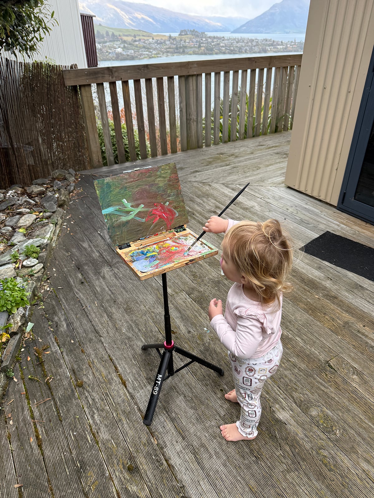 Plein Air Painting With Elora and Arabella, New Zealand, 2026 (9)